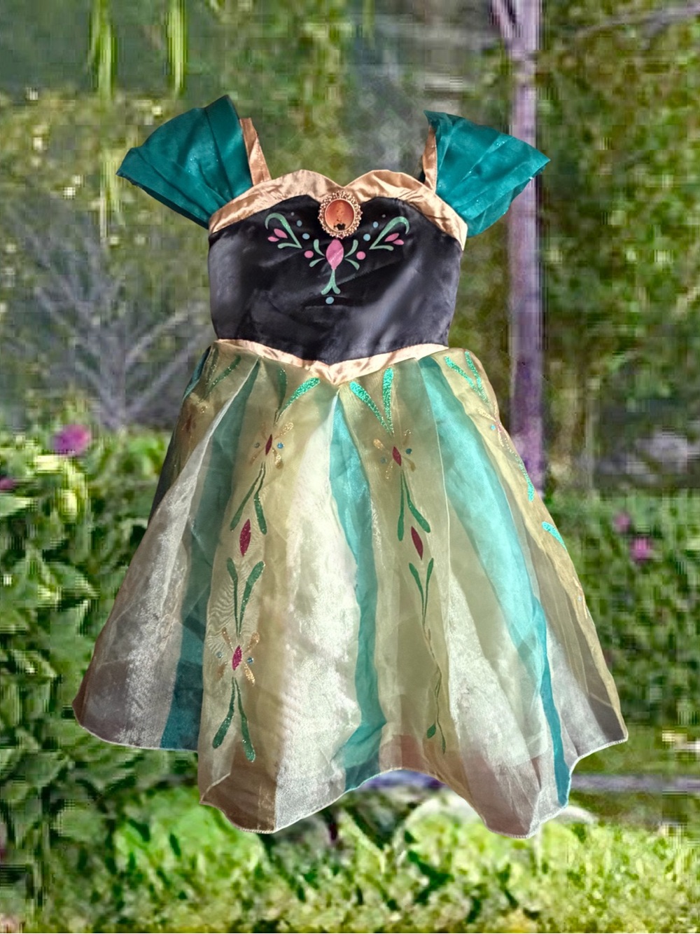 Disney Anna Coronation Costume Dress Child Size 2.